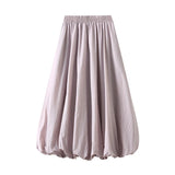Soft Girl Pastell-Bubble-Midi-Rock