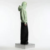 Vintage Zip-Up Oversized Hoodie Sweatshirt