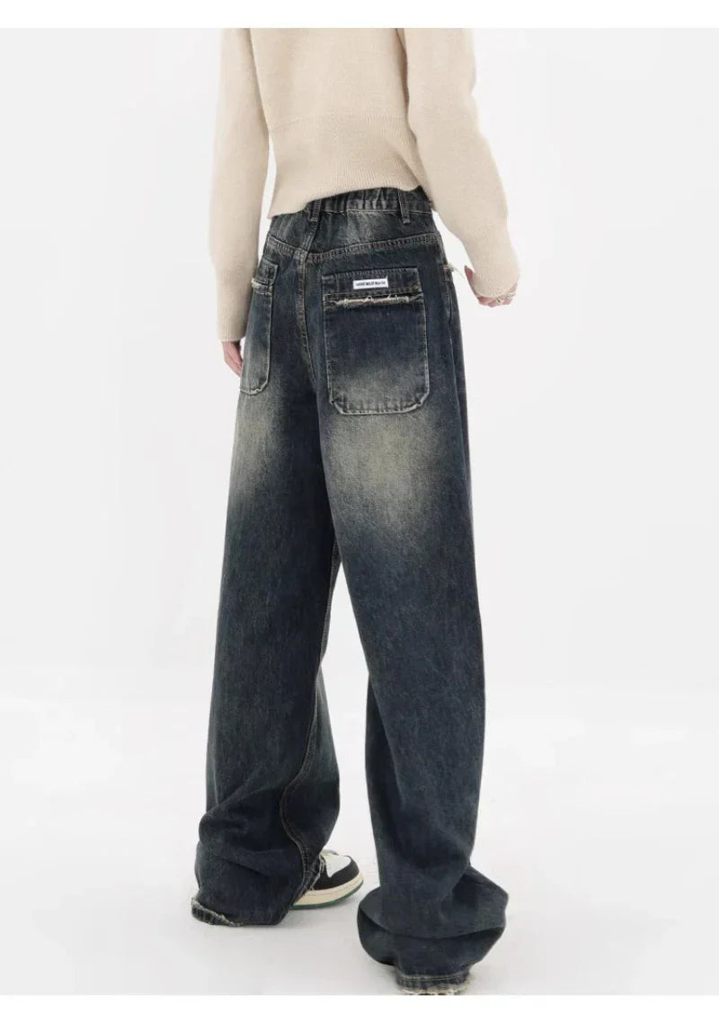 Acubi High Waisted Wide Leg Women's Jeans