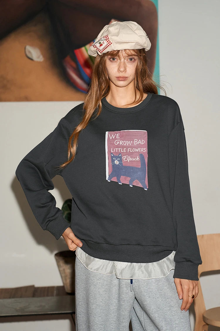 Graphic Cute Autumn Sweatshirts