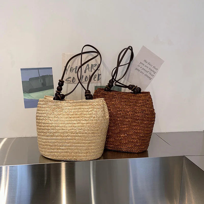 Women's Woven Vintage Shoulder Bag