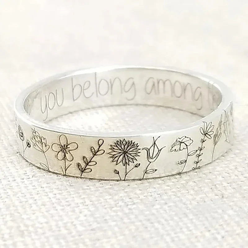 Handmade Vintage Dandelion Ring
