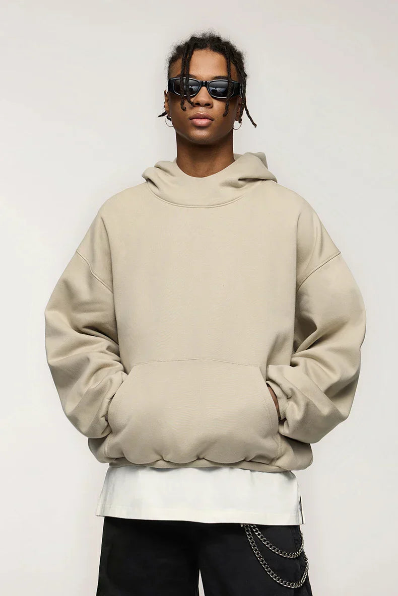 Oversized Autumn Basic Hoodie
