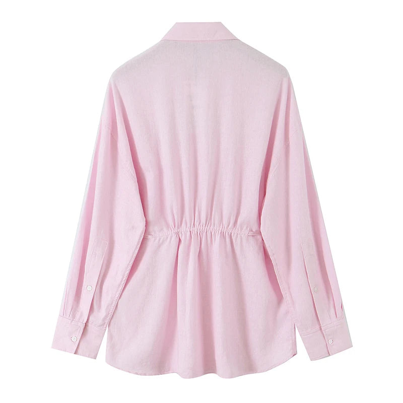 Loose Elegant Casual Lady Shirts