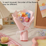 Vintage Handmade Mini Bouquets Crochet Flowers