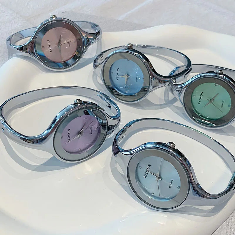 Elegant Stylish Silver Ladies Watch