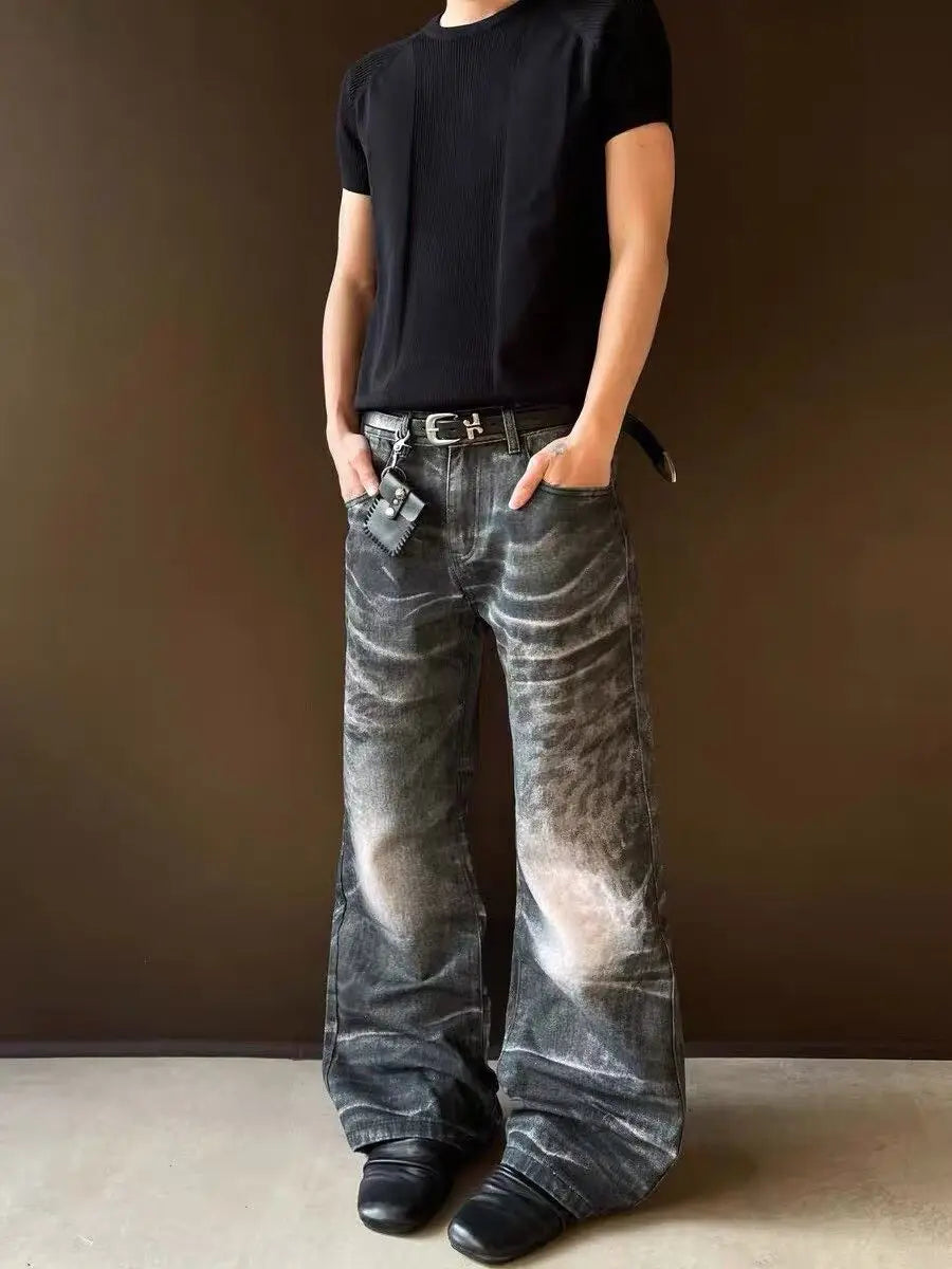 Y2K Low Rise Faded Jeans