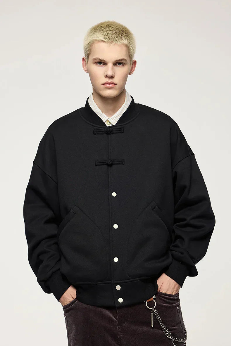 Sudadera polar estilo chino