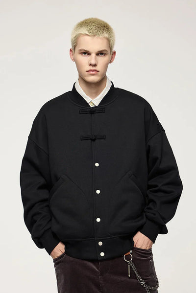 Elegant Chinese Style Fleece Jacket