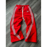 Y2K Striped Pattern Straight Leg Pants