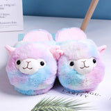 Cute Pink Pig Fuzzy Slippers