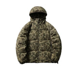 Camouflage Hooded Puffer Jacket
