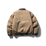 Chaqueta Acolchada Reversible de Algodón Vintage