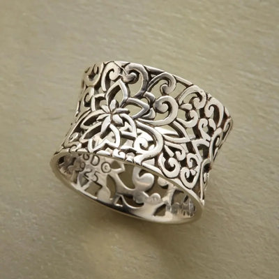Vintage Aushöhlung Phantasie Ring