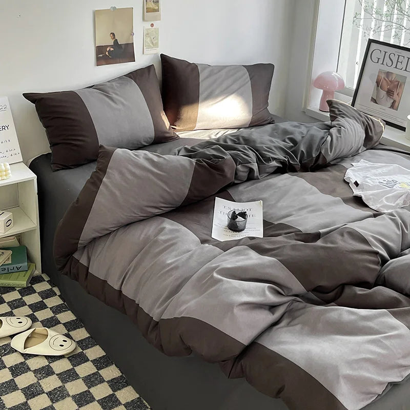Bettwäsche-Set Salbeigrün mit Tupfen
