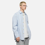 Camisa suelta vintage a rayas