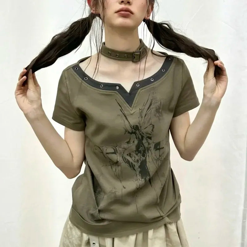 Vintage Halter Wasteland Punk T-Shirt