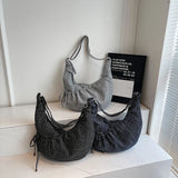 Korean Style Plaid Crossbody Bag