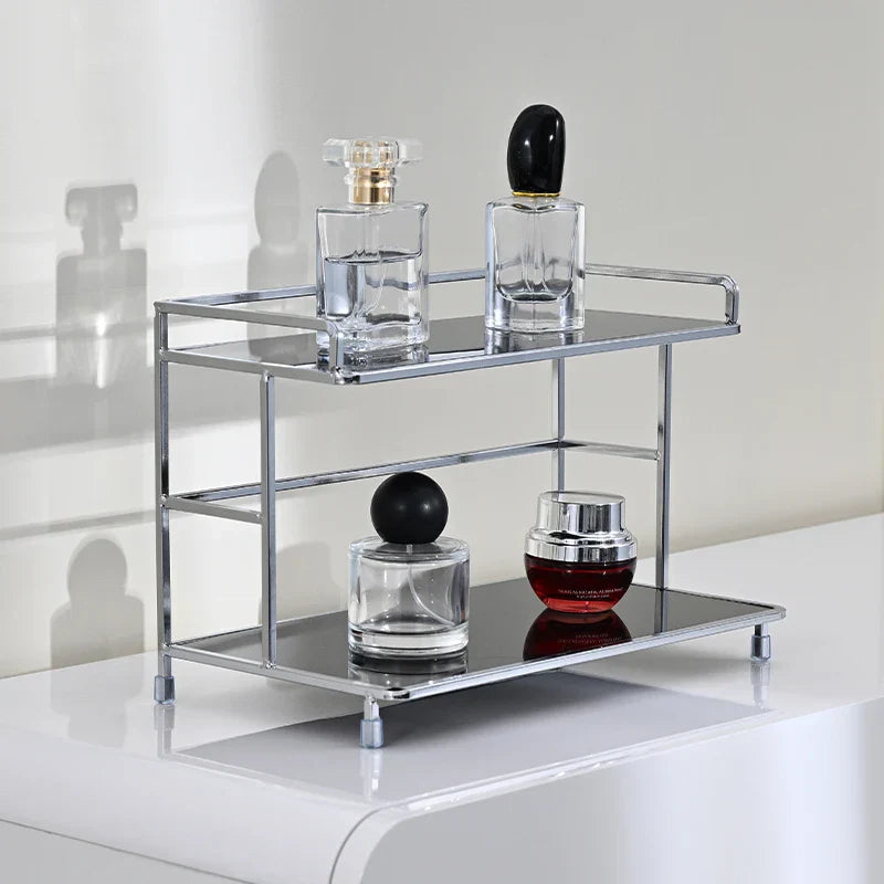 Double-Layer Acrylic Vanity Organizer