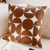 Light Luxury Throw Brown Pillow Cover