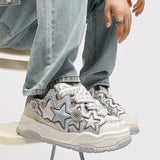 Star Retro Platform School Sneakers