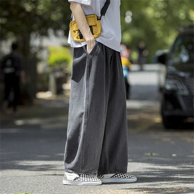 Loose Fit Wide Leg Denim Jeans