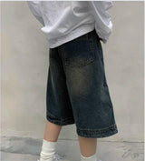 Vintage Baggy Blue Denim Jorts