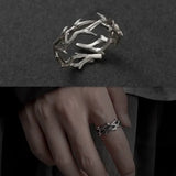 Rose Thorn Stainless Steel Ring
