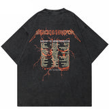 Oversized Funny Graphic Masked Cats T-Shirt