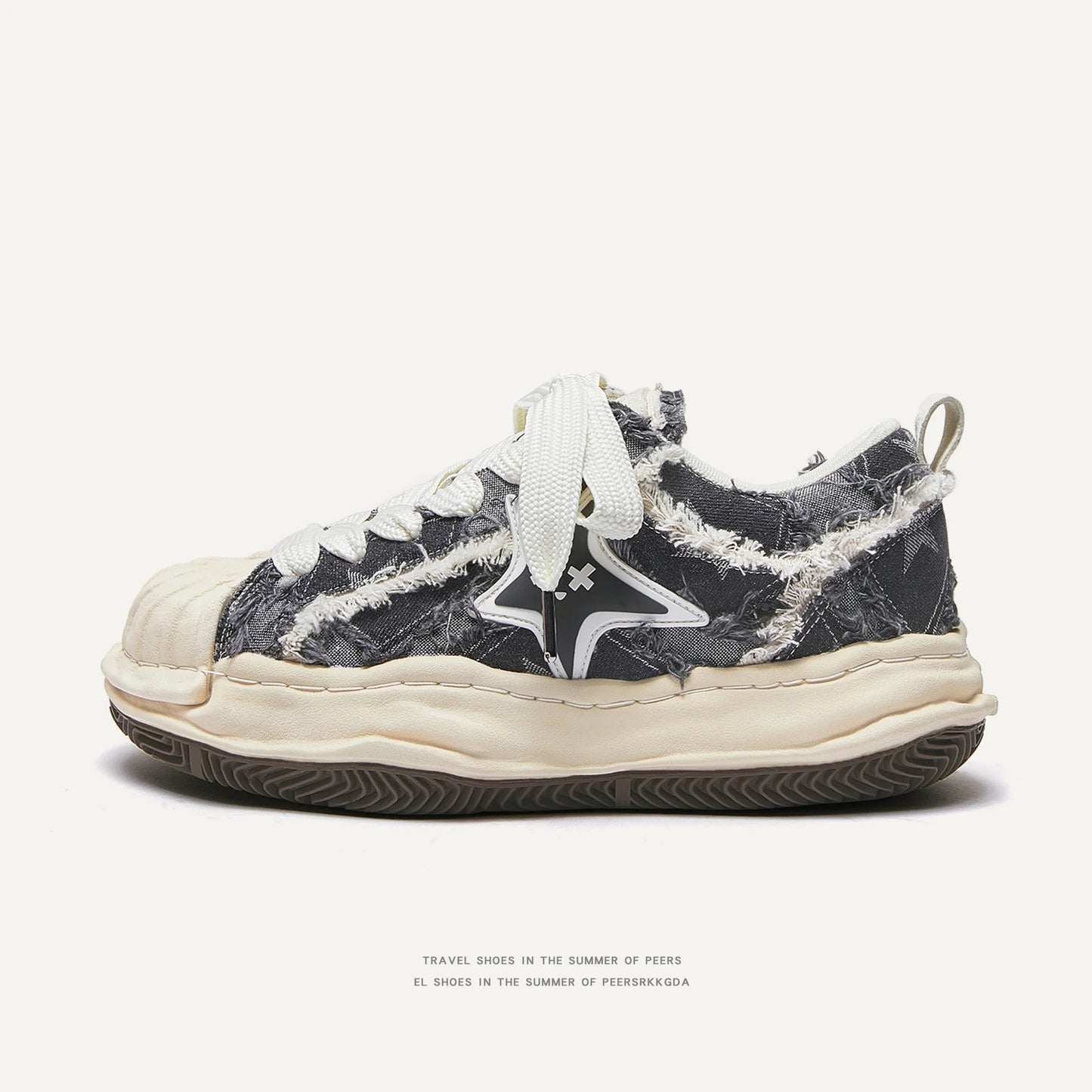 Retro Destroyer School Sneakers for Couples