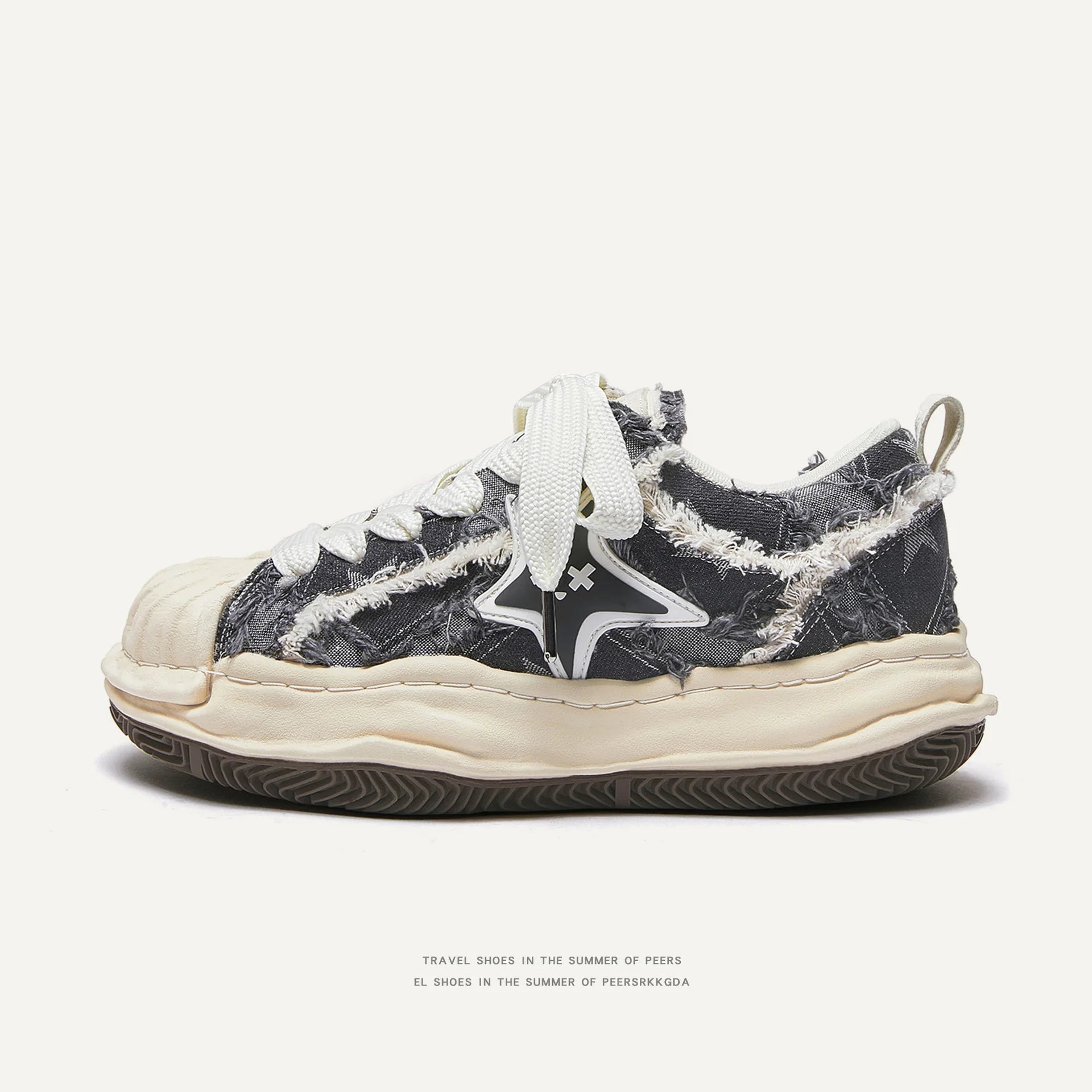 Retro Destroyer School Sneakers for Couples