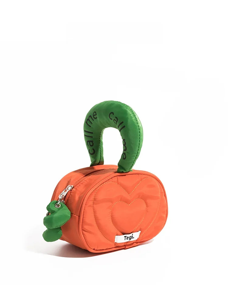 Weird Core Heart Embroidery Bag