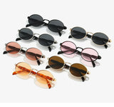 Retro Oval Women's Sunglasses