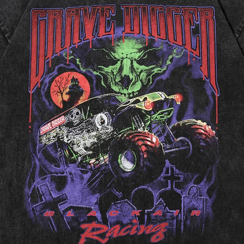 Devil Racing Hip Hop Oversize T-Shirt