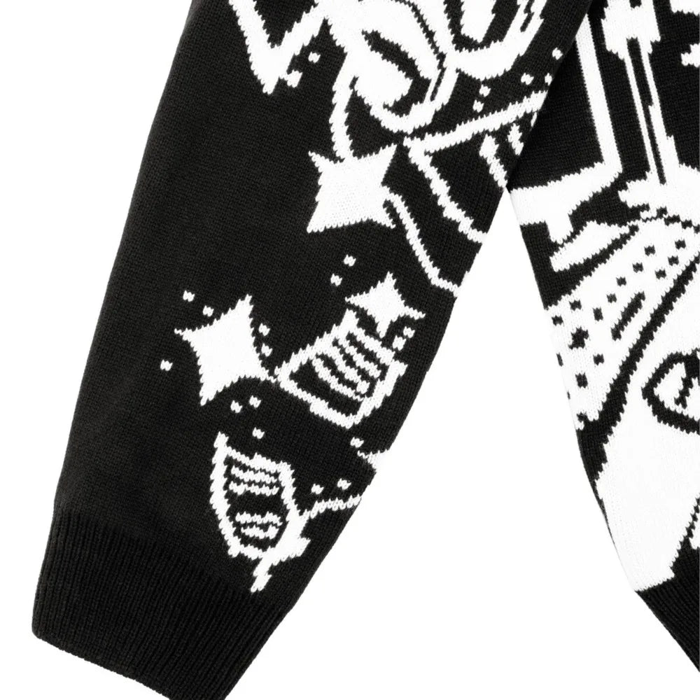 Y2K Cartoon Print Sweater