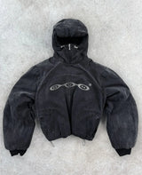 Gothic Zip Oversized Hoodie