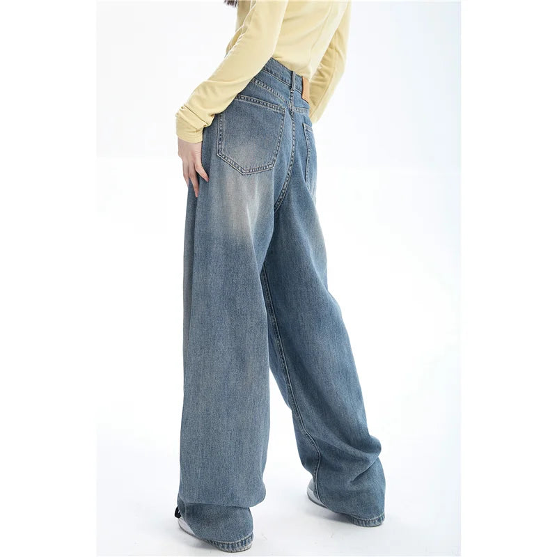 Vintage Wide-leg Skater Girl Jeans