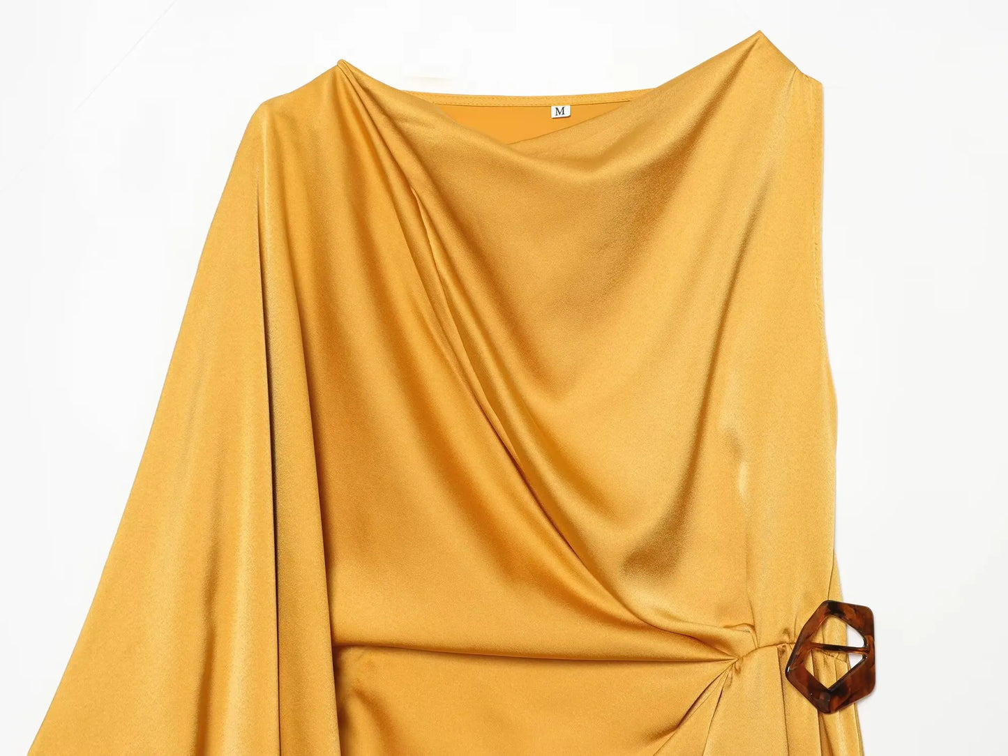 Old Money Satin Spring Midi Dress
