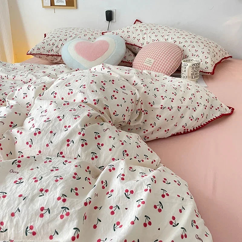Cherry Soft Bedding Set