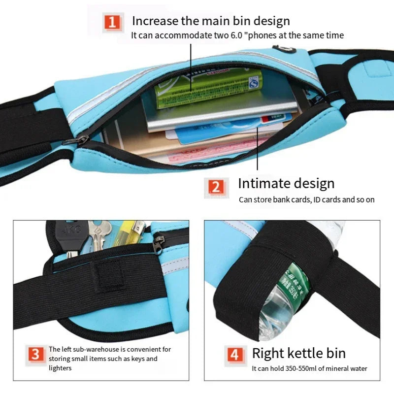 Slim Running Belt Waist Bag