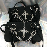 Y2k Aesthetic Cross Chain Bags
