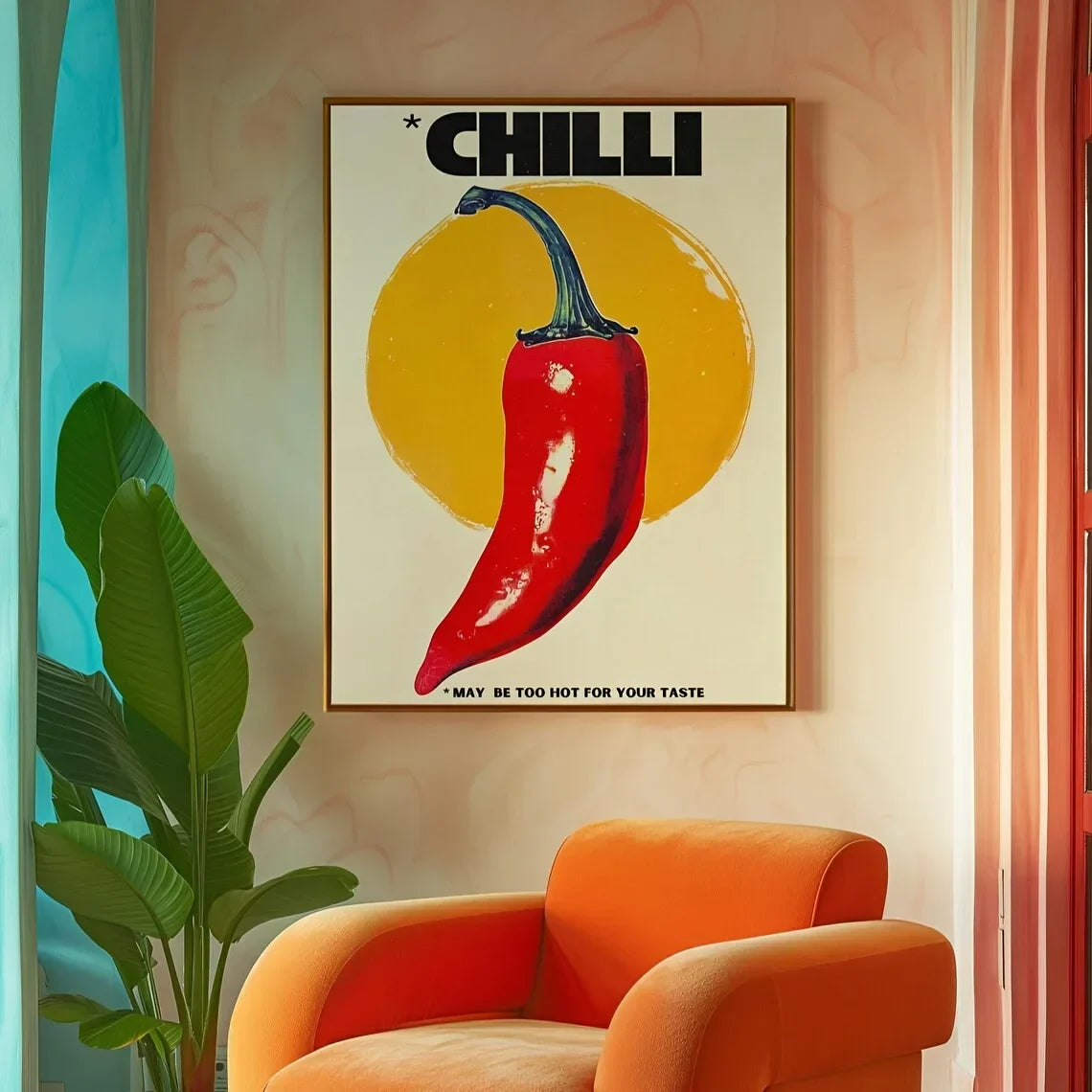 Póster de arte de pared de copa de vino