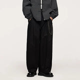 Wide Leg Japanese Thick Cargo Pants