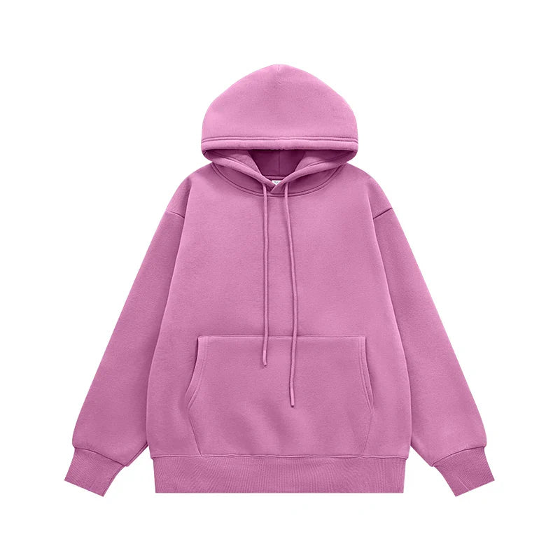 Baggy Solid Color Hoodies