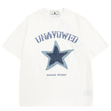 Hip Hop Five-Pointed Star Oversize T-Shirt