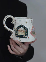 Retro Keramikbecher