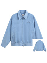 Solid Color Bomber Jacket