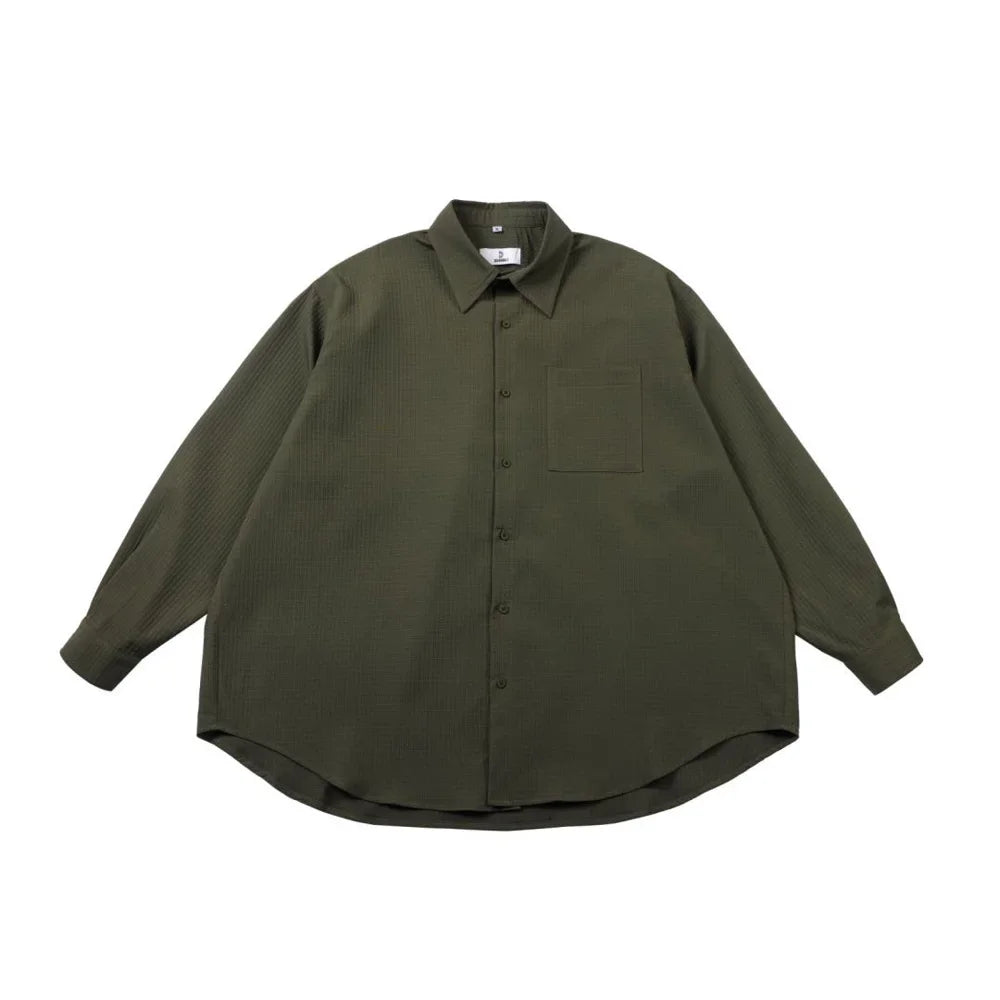 Japanese Oversize Long Sleeve Shirt