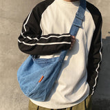 Vintage Denim Shoulder Bag