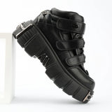 Metall-Plateau-Punk-Gothic-Schuhe